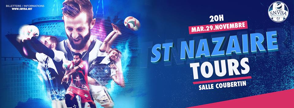 Logo SNVBA pour le match à Saint Nazaire