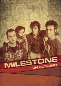 Membres du groupe Milestone qui jouent au Centre à Saint Nazaire.