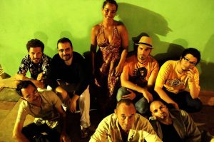 Les membres du groupe Agua na Boca Saint Nazaire
