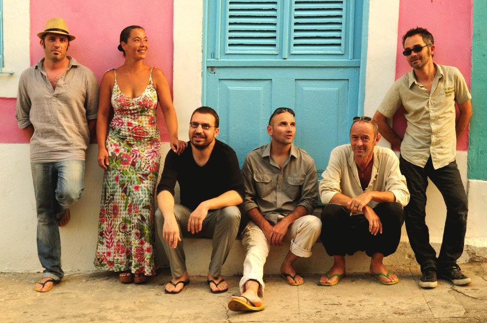 Les membres du groupe Agua na Boca Saint Nazaire