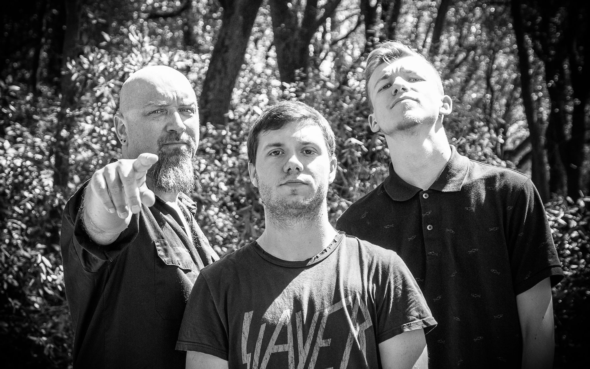 Les trois musiciens de Spacy Naan Cheese qui viennent jouer au café-concert Le Centre à Saint Nazaire