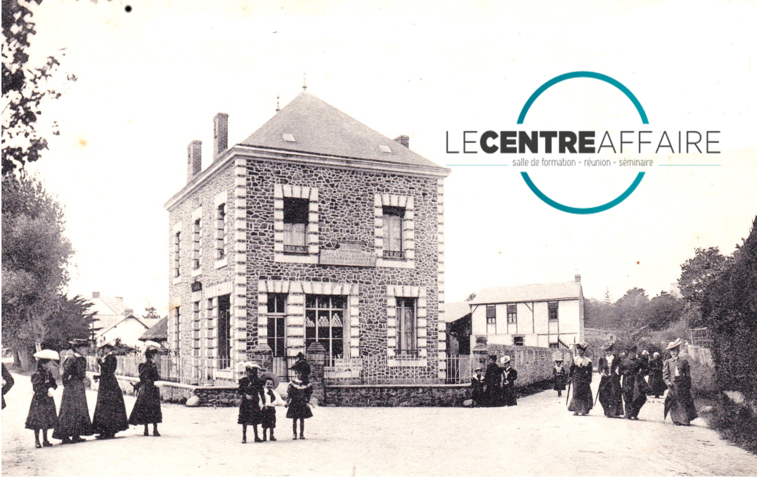 Vieux bâtiments café-concert Le Centre à Saint Nazaire