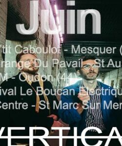 Les membres du groupe de Vertical avec leur p^rogrammation de juin avec le 26 juin un concert au café-concert Le Centre